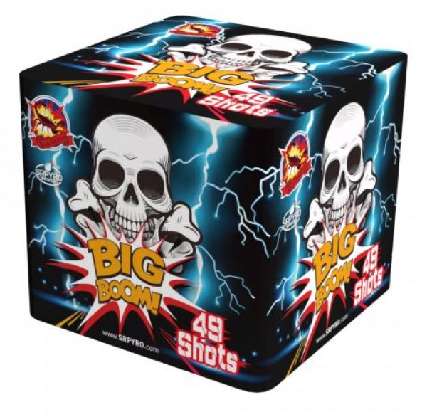 SRPYRO Fireworks Silvester F3 Batterie Feuerwerk "Big Boom" 49 Schuss